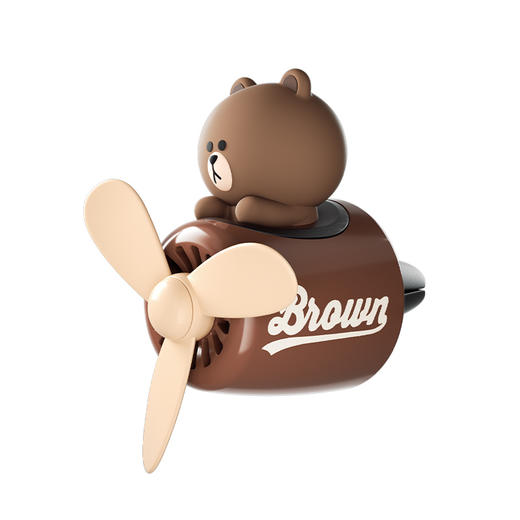 布朗熊车载香薰汽车内香水空调出风口装饰高档持久淡香氛车用香膏 商品图4