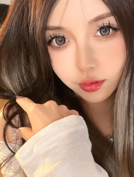 【大直径】SPRINGCON-冰山灰14.5mm【年抛 0-800度 含525/575】 商品图3