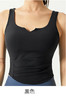 壁虎瑜伽【2208SY187】V领防震聚拢瑜伽背心（有胸垫）【5天发货】 商品缩略图6