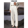 VIMAGE/纬漫纪秋季新款高腰宽松显瘦休闲裤V1805410 商品缩略图0