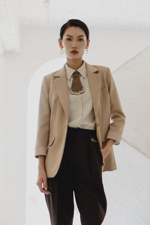 oldcolour春秋季纯色商场同款西装外套女GN31048818 商品图5