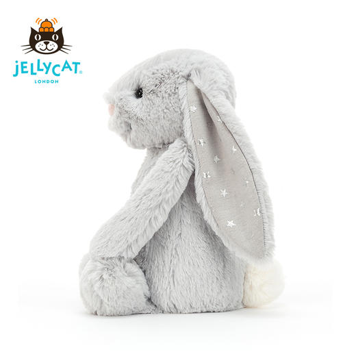 Jellycat 害羞系列 星星邦尼兔 银色 商品图4