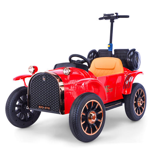 【新款上市！亲子共乘，结实耐用！】贝多奇儿童电动车四轮遥控汽车玩具车可坐人双人亲子大人小孩一体 商品图5