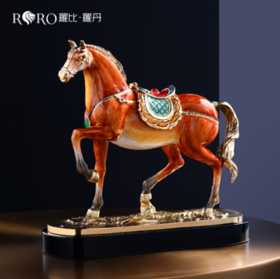 【彼达思】罗比罗丹马到成功B摆件工艺品办公室摆件公司开业礼品马到成功礼盒包装