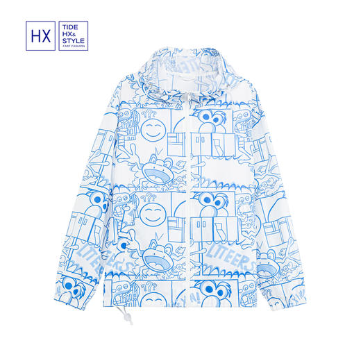 【断码清仓】HX 夏季带帽茄克衫C114220002101 商品图0