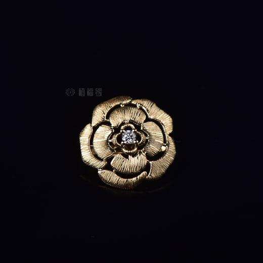 【绽放】k金花扣头-ZX220800302 商品图1