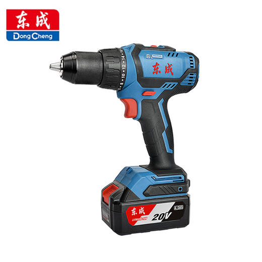 20V无刷双速起子电钻（东成）/4.0Ah双包/塑箱 DCJZ04-13E 商品图0