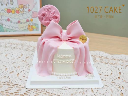 1027CAKE | 翻糖蝴蝶结 粉色 大蝴蝶结 商品图0