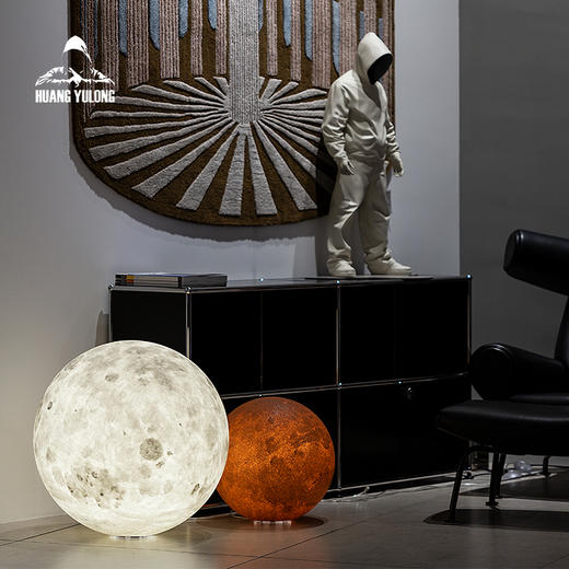 YULONG LAB 黄玉龙艺术家月球灯手工落地灯吊灯 商品图4