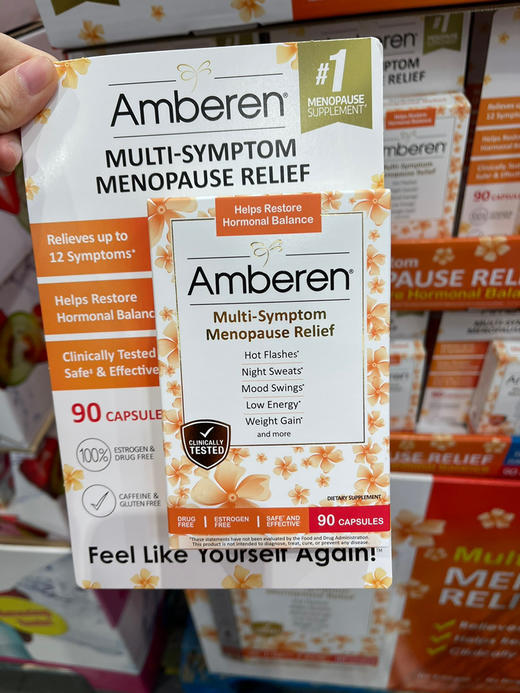 ¥248元🉐包税包邮到手🔥Amberen女性缓解情绪 助睡眠90粒胶囊 商品图2