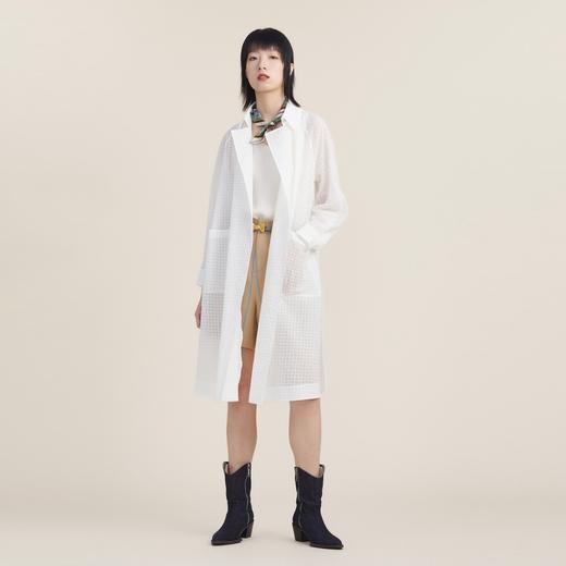 谜底风衣外套女中长款2022秋新品气质高级纯棉舒适223ME1097 商品图0