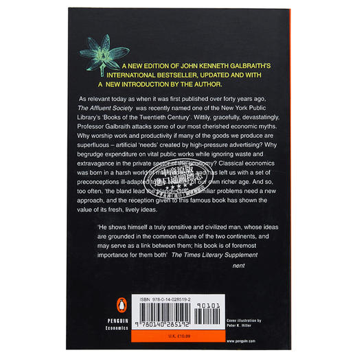 【中商原版】小康社会（新版） 英文原版 The Affluent Society (Penguin Business) John Kenneth Galbraith 商品图1
