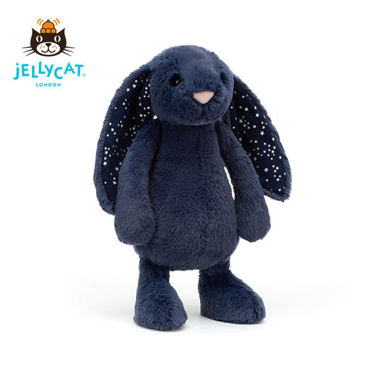 Jellycat 害羞系列 星尘邦尼兔 蓝色 31cm 商品图4