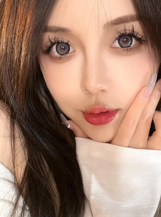 【大直径】SPRINGCON-冰山灰14.5mm【年抛 0-800度 含525/575】 商品图4