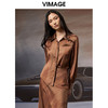VIMAGE/纬漫纪秋季新款宽松舒适衬衫女长袖衬衣V1809415 商品缩略图0