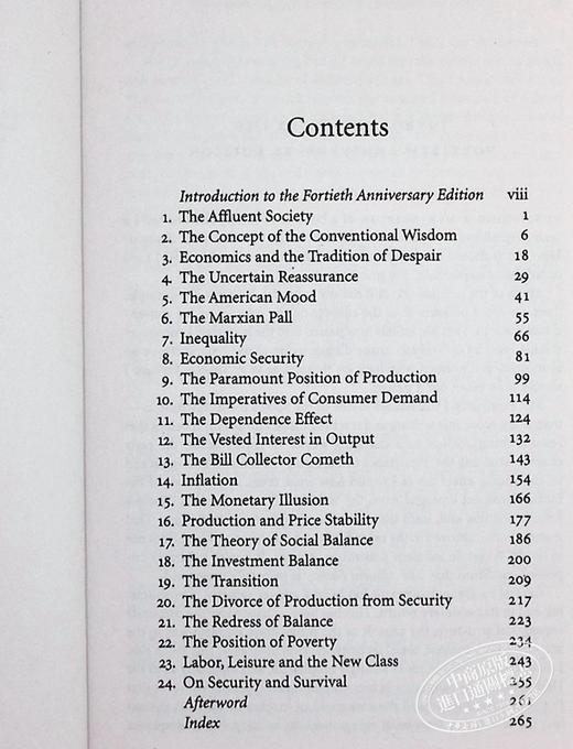 【中商原版】小康社会（新版） 英文原版 The Affluent Society (Penguin Business) John Kenneth Galbraith 商品图5