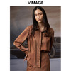 VIMAGE/纬漫纪秋季新款宽松舒适衬衫女长袖衬衣V1809415 商品缩略图3