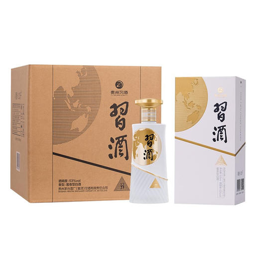 【标品破价】 习酒 123干白  酱香型 53度  500ml x6 整箱 商品图2