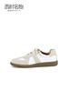 西村名物2022秋季新款真皮休闲鞋厚底百搭系带板鞋单鞋平底37181 商品缩略图2