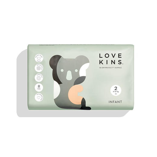 【品牌方直发】澳洲Lovekins沐歆干爽云感纸尿裤  （NB/S/M/L/XL可选） 商品图8