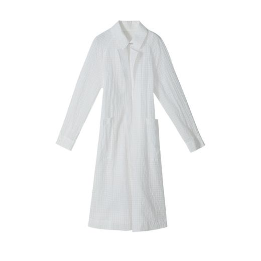 谜底风衣外套女中长款2022秋新品气质高级纯棉舒适223ME1097 商品图4