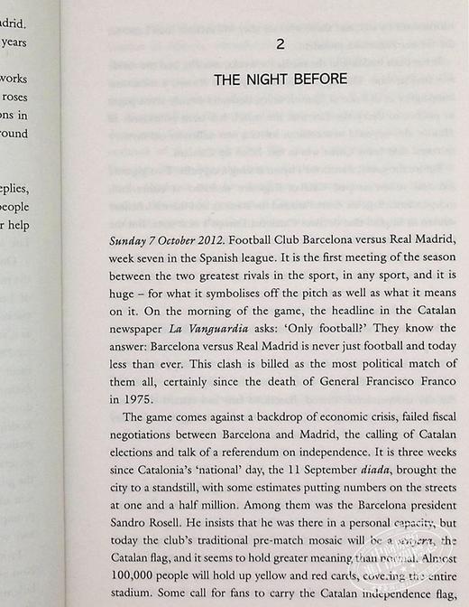 【中商原版】西班牙世纪对决：巴萨与皇马 英文原版 Fear and Loathing in La Liga: Barcelona vs Real Madrid Sid Lowe 足球 商品图7