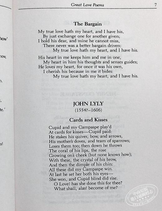 【中商原版】英文原版 Great Love Poems 情诗精萃 Shane Weller 商品图7