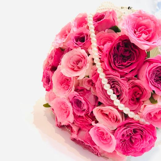33&52支小香风玫粉色玫瑰花束 商品图1