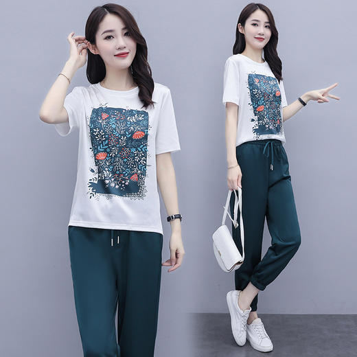 个性圆领优雅，潮流时尚套装HR-XCMZ7323 商品图1