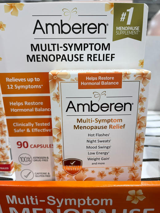 ¥248元🉐包税包邮到手🔥Amberen女性缓解情绪 助睡眠90粒胶囊 商品图1