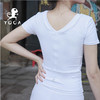 壁虎瑜伽【2208SY190】大V修腰瑜伽短袖（有胸垫）【5天发货】 商品缩略图4