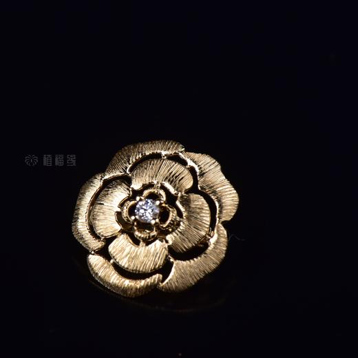 【绽放】k金花扣头-ZX220800302 商品图0