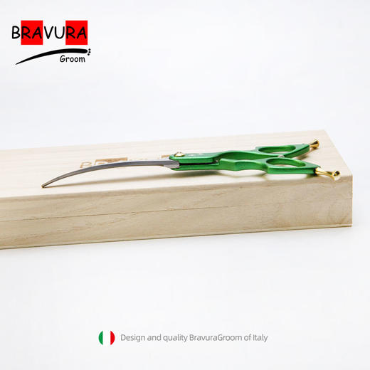 铝柄小弯剪 L2B-62 意大利BRAVURAGROOM宠物美容L系列 商品图4