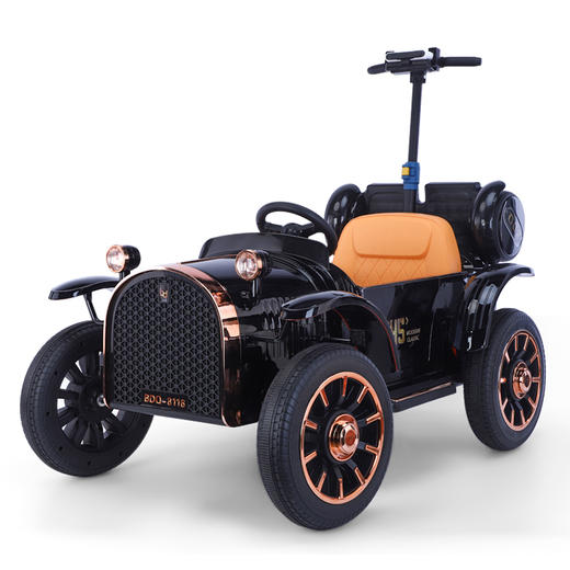 【新款上市！亲子共乘，结实耐用！】贝多奇儿童电动车四轮遥控汽车玩具车可坐人双人亲子大人小孩一体 商品图4