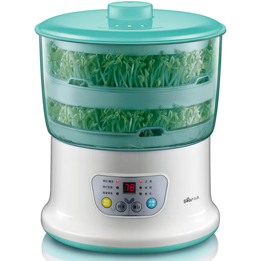 【小程序】小熊豆芽机 DYJ-S6108 蓝绿色 双层 商品图0