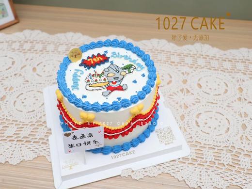 1027CAKE  |  奥特曼主题 手绘蛋糕 商品图0
