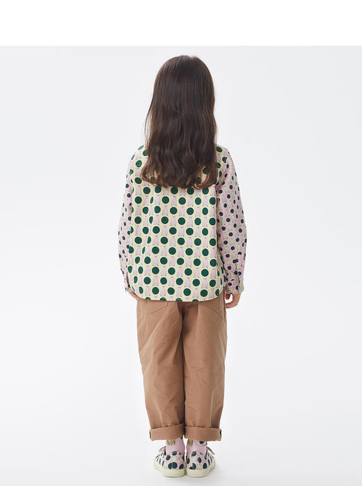 江南布衣童  22年秋款 全棉小熊主题印花衬衫 1M8210160 商品图7