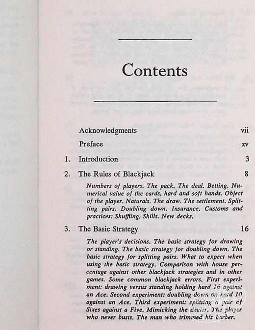 【中商原版】击败庄家：21点的有利策略 英文原版 Beat the Dealer: A Winning Strategy for the Game of Twenty-One 棋牌 商品图5