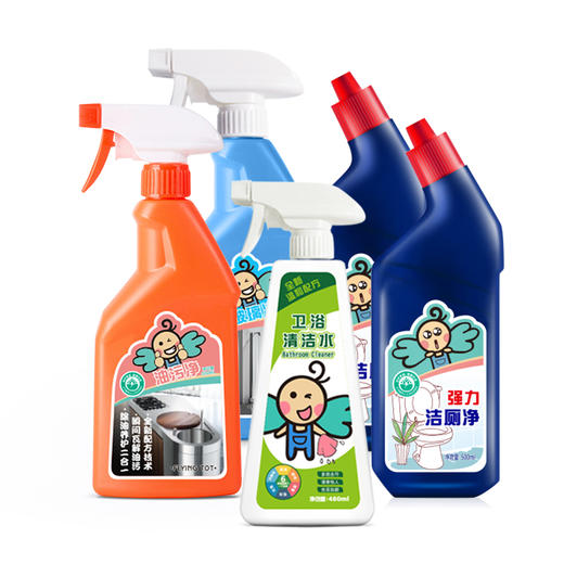 FLYING TOT厨卫浴透亮去污洁净组合 商品图0