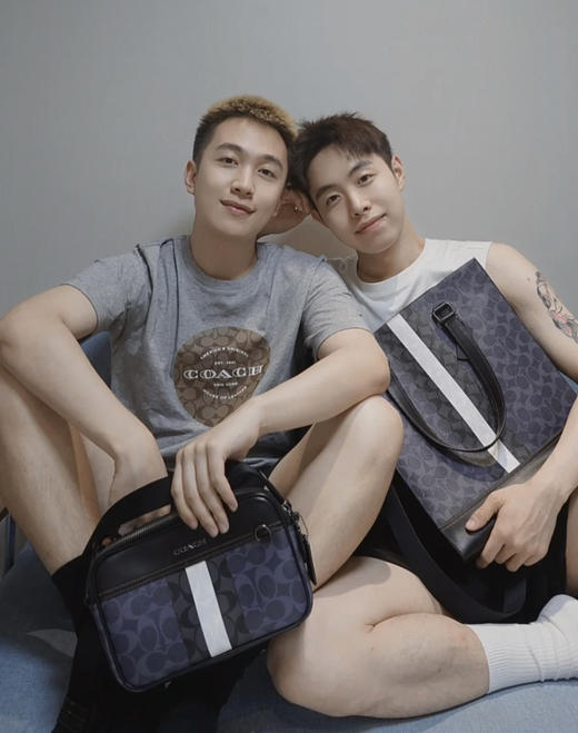 好折¥1680元直邮🇺🇸Coach GRAHAM男款公文包托特包 💼 老花拼色Logo 商品图7