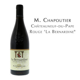 莎普蒂尔酒庄教皇新堡伯纳丁红葡萄酒  M. Chapoutier Châteauneuf-du-Pape Rouge 'La Bernardine"