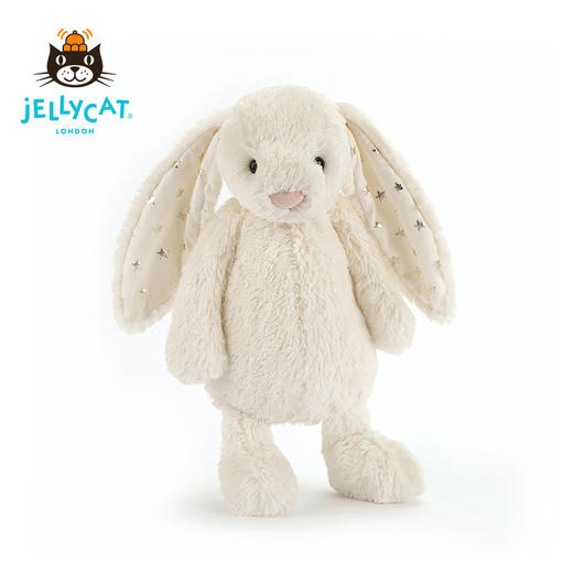 Jellycat 害羞系列 星星邦尼兔 白色 商品图3