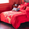 多喜爱 喜玫瑰婚庆新绒棉缎纹床上用品六件套 爱相随 cs 商品缩略图1