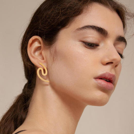 北京仓｜Joidart-Alexander-金色 蛇形 耳环［西班牙设计师］ 商品图0
