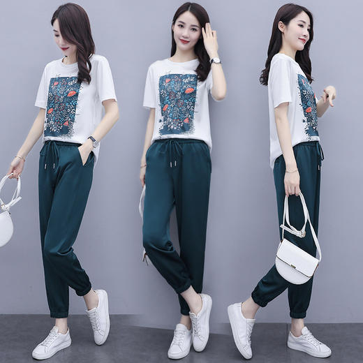 个性圆领优雅，潮流时尚套装HR-XCMZ7323 商品图0