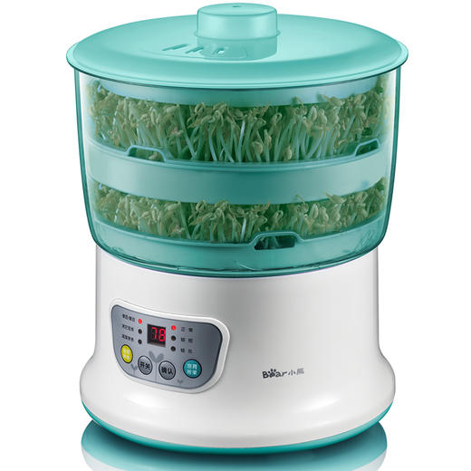 【小程序】小熊豆芽机 DYJ-S6108 蓝绿色 双层 商品图1