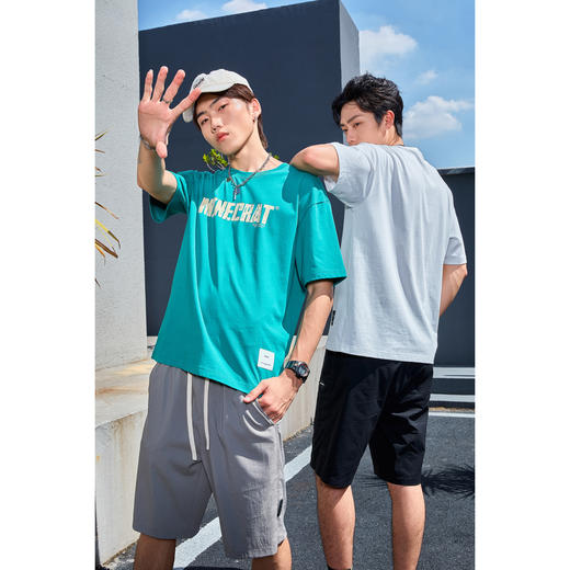 【断码清仓】HX 夏季休闲五分裤S206220081101/02短裤 商品图5