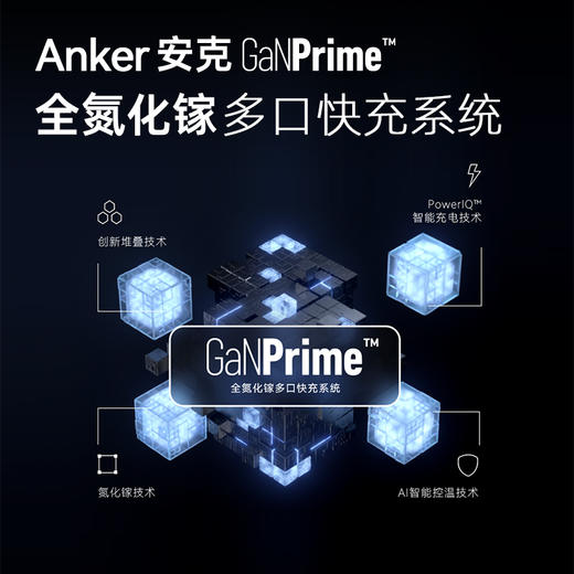 【热销】Anker安克 150W全氮化镓充电器 四口大功率小体积 适用于苹果17/华为/小米手机笔记本平板 A2340 商品图6