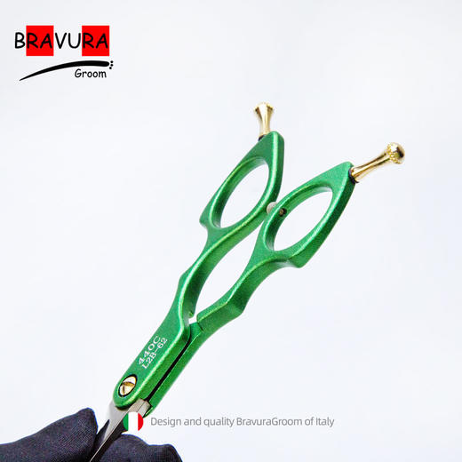 铝柄小弯剪 L2B-62 意大利BRAVURAGROOM宠物美容L系列 商品图3