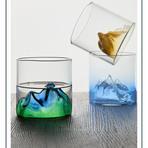 【金山银山】意境远山杯 网红观山杯威士忌酒杯茶杯 商品图6